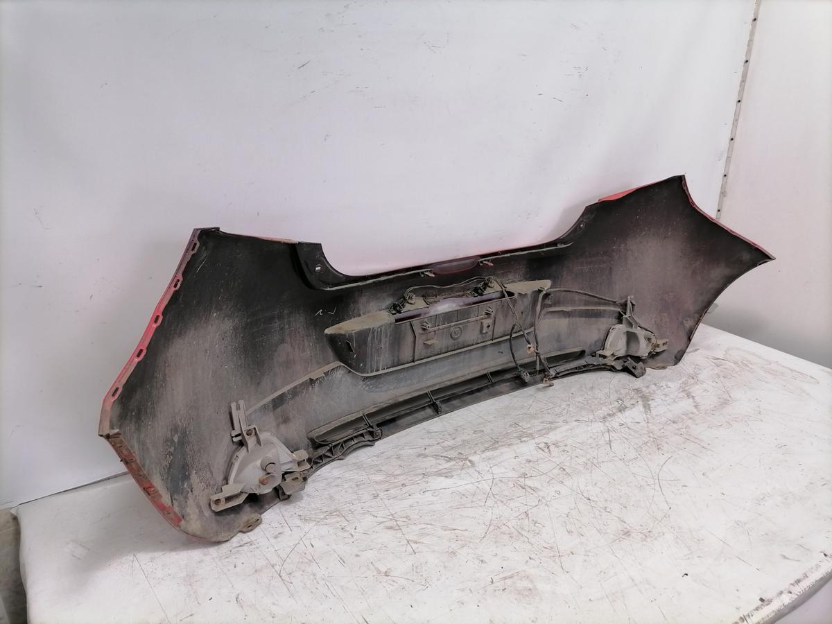 Mazda 2 DE original Sto&szlig;stange Stossf&auml;nger hinten Rot Bj.2010